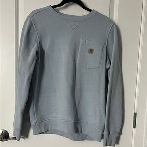 Carhartt Kids Heather Light Blue Crewneck Sweatshirt